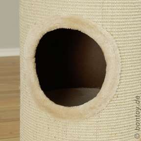 Bontoy Katzenturm BUDDY I mit 3 Öffnungen I creme I 99cm