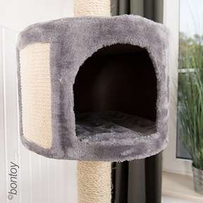Bontoy Höhle für Kratzbäume, 35x25cm Grau