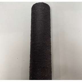 Bontoy Sisalstamm 43cm, Durchmesser12cm, beidseitig Innengewinde M10, schwarz