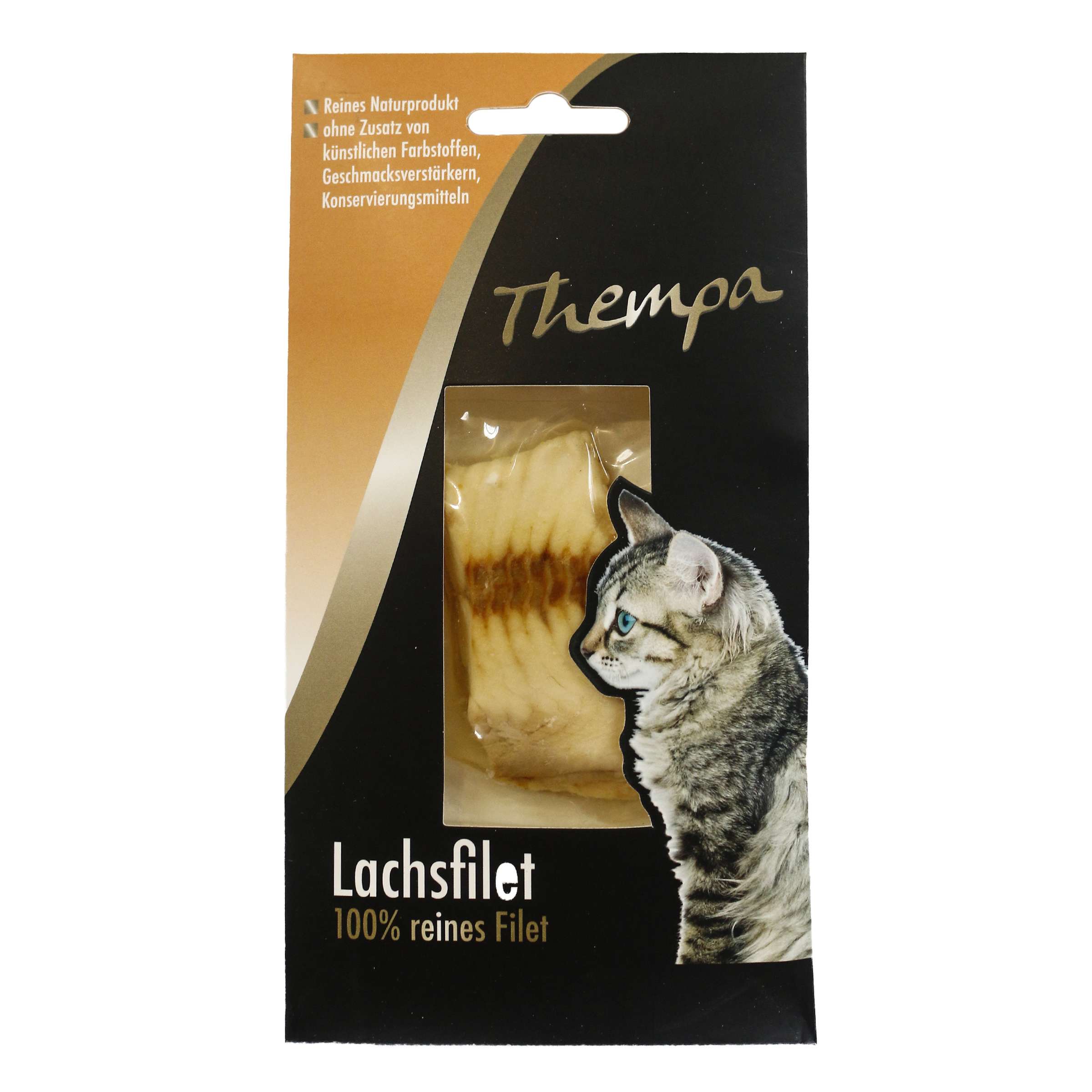 Thempa Lachsfilet für Katzen 100% reinem Filet 30g