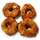Bontoy 4 Donuts aus Rinderhaut ummantelt mit Hühnchenflesich Größe S - 200g