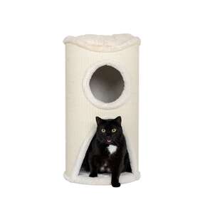 Bontoy Katzenturm Mukki creme mit 2 Höhlen und Liegefläche, 75 cm