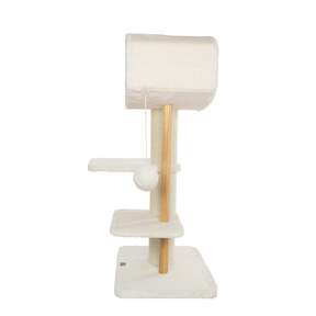 Bontoy Kratzbaum Paco creme 123cm mit XXL Stämmen