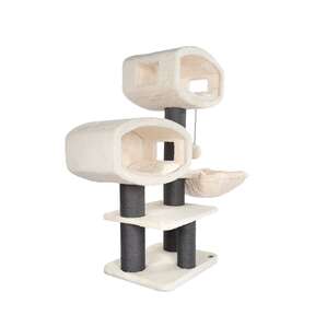 Bontoy Kratzbaum Emma creme 121 cm XXL Stämme 15cm