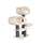 Bontoy Kratzbaum Emma creme 121 cm XXL Stämme 15cm