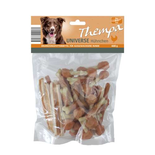 Thempa Universe Mixpack Kausnacks fr Hunde aus Huh 400g