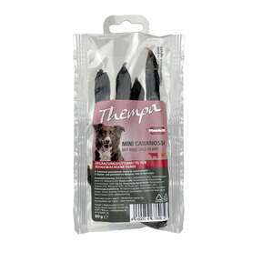 Thempa Hunde-Cabanossi Rind und Huhn 80g