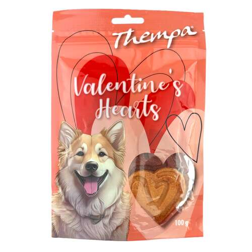 Thempa Valentines Herzen Snack f�r Hunde Multipack 10