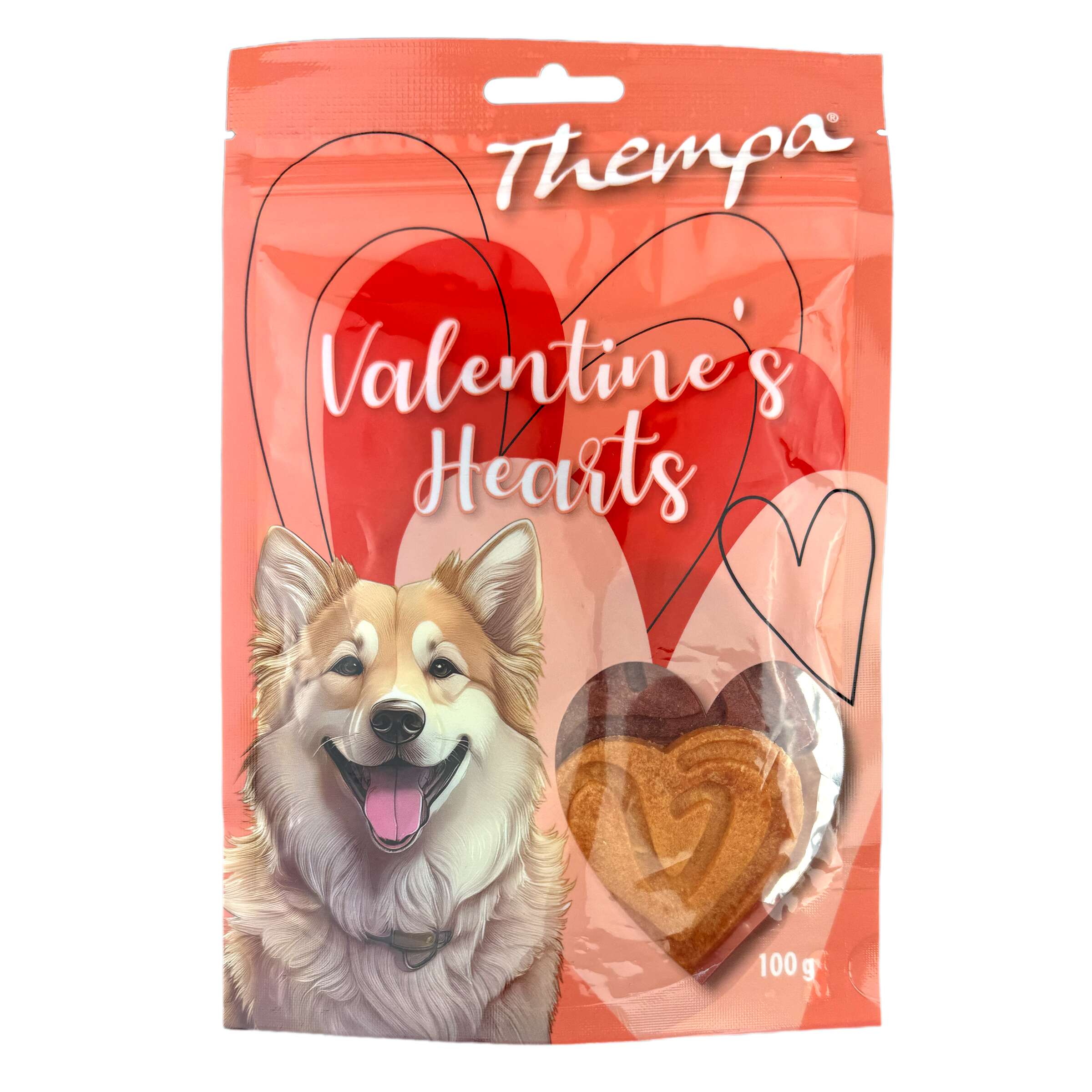 Thempa Valentines Herzen Snack f�r Hunde Multipack 5