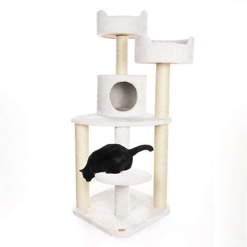 BONTOY Kratzbaum Jerry in wei� 126cm