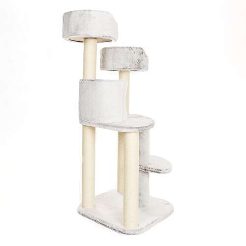 BONTOY Kratzbaum Jerry in grau/wei� 126cm