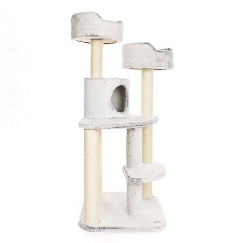 BONTOY Kratzbaum Jerry in grau/wei� 126cm